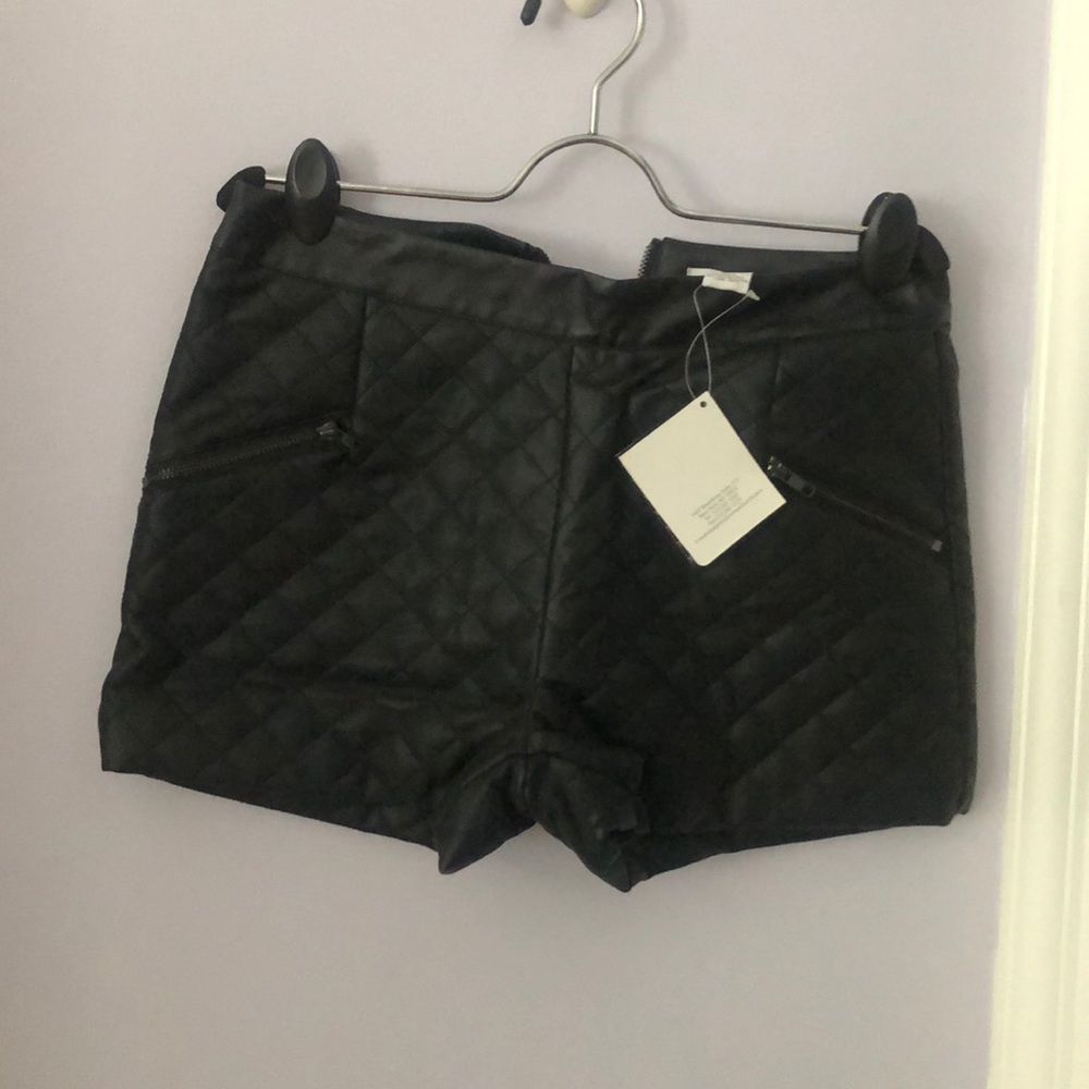 Leather short